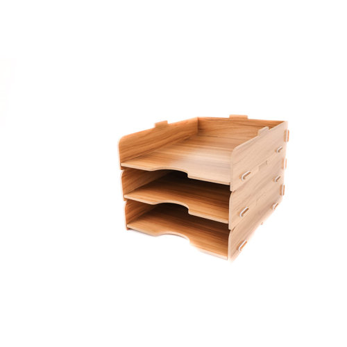 IMMORTALSUN Inbox Tray For Desk Stackable Letter File Tray Organizer